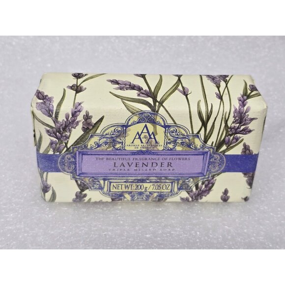 AAA Aromas Artesanales De Antigua Lavender Triple Milled Soap Floral Belgium - Picture 1 of 2
